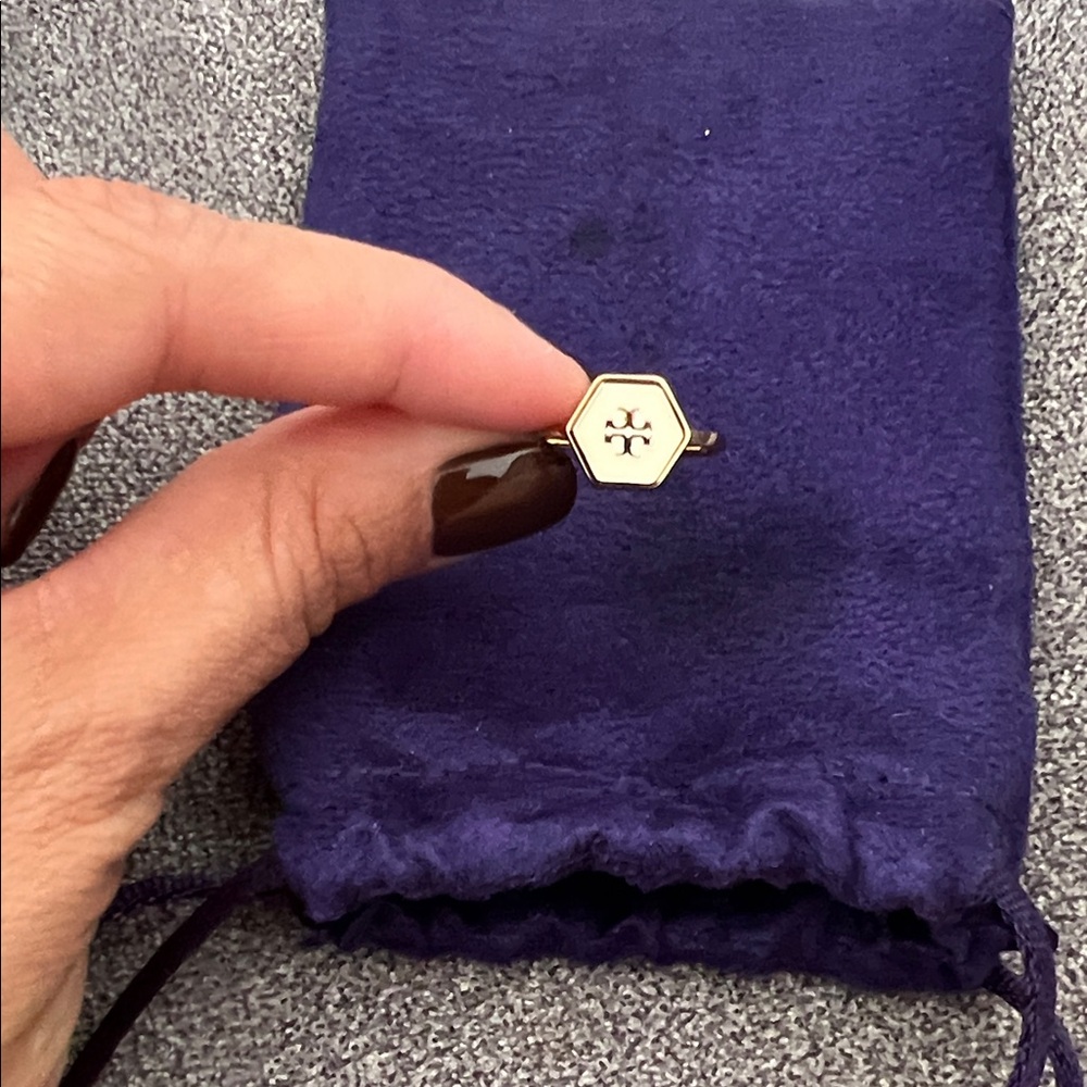 Tory Burch gold plated ring